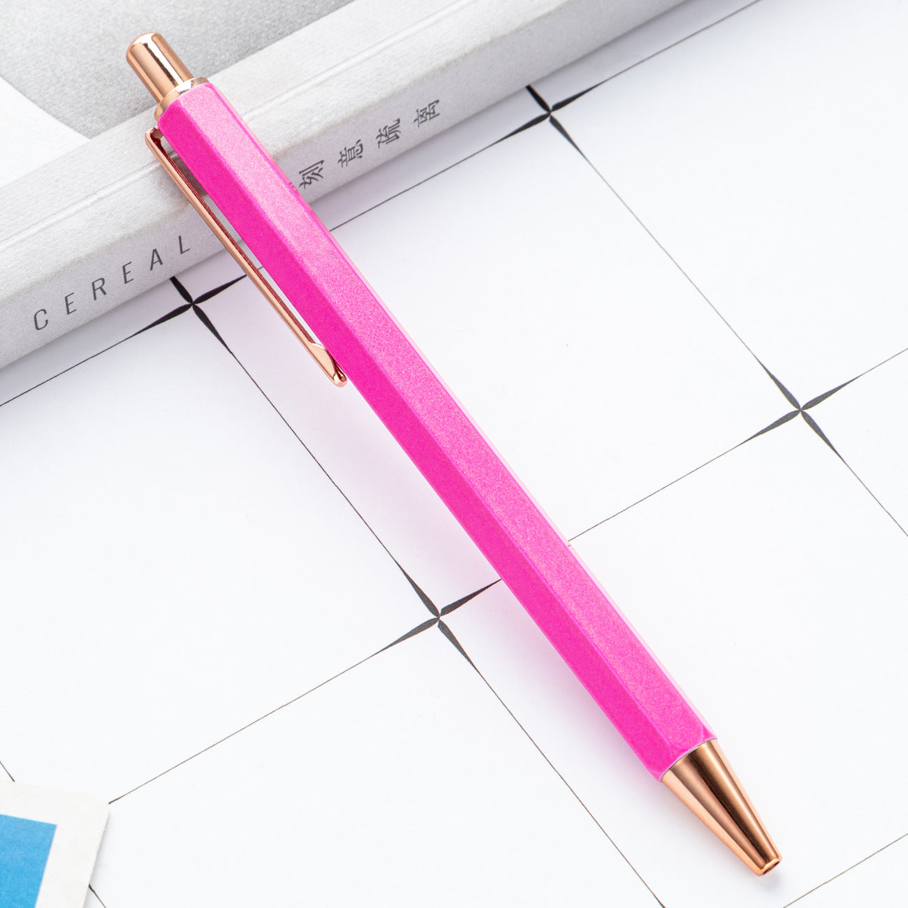 Wholesale Hexagonal Push Metal Ballpoint Pen